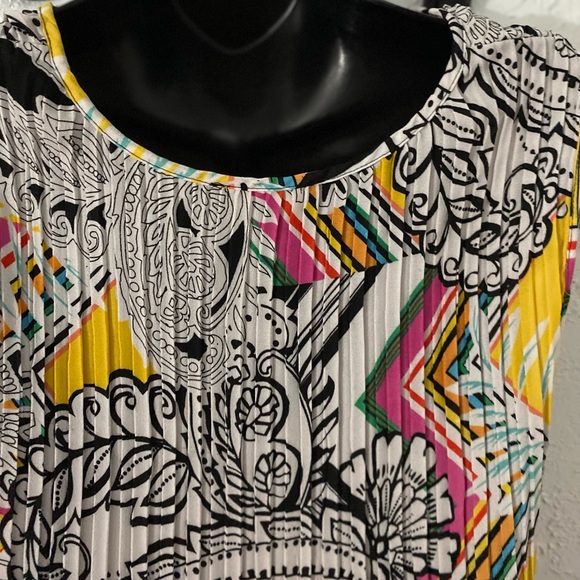 Melissa Paige Button Neck Tunic Women’s M Boho GrannyCore Festivals Light Weight - Picture 3 of 6